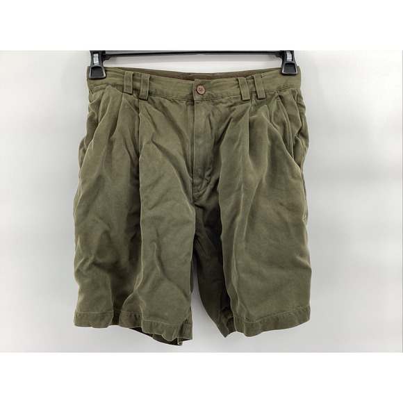 Tommy Bahama Other - Tommy Bahama Shorts Men's 30 Relax Green Cargo 100% Silk Preppy Vacation Outdoor